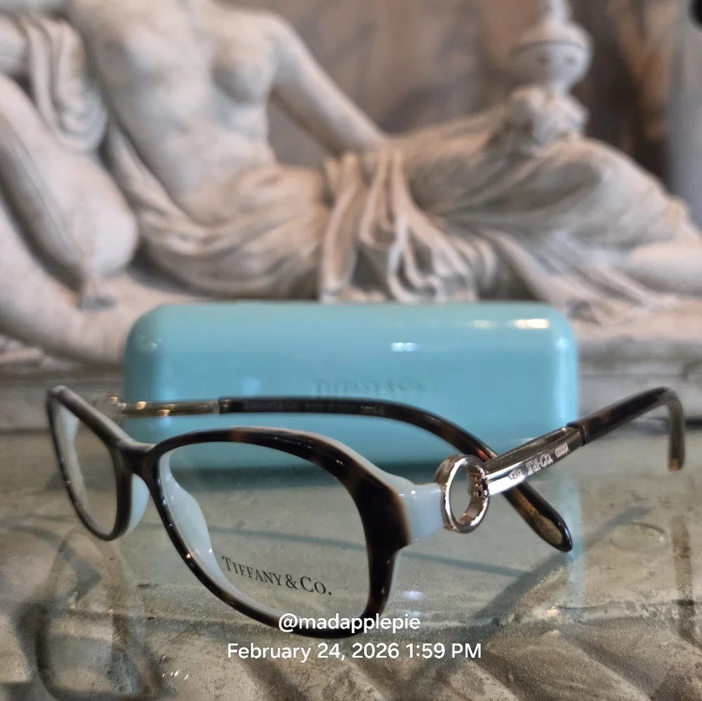 Tiffany & Company TF 2066 Eyeglass Frames Only Demo Lenses Luxury Designer #172
